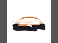 Kacamata pengaman cetakan ganda yang memberikan kontrol kabut tambahan dan ventilasi dengan lensa tahan benturan